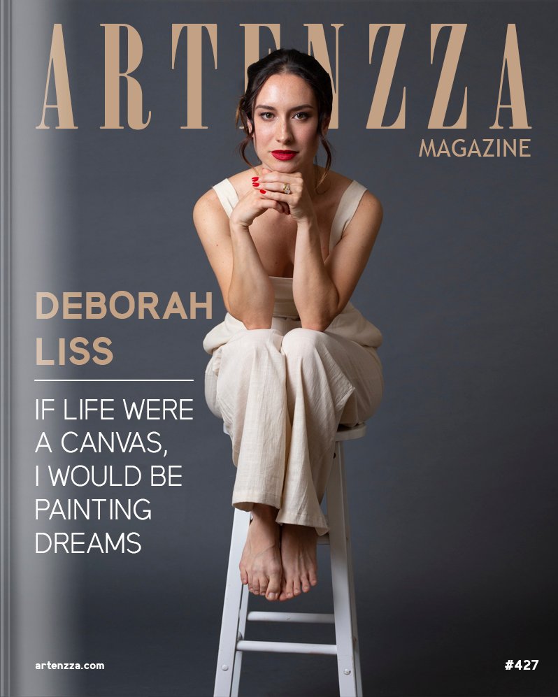 Deborah-Liss Artenzza Magazine cover - Boost visibility for independent artists and promote music. Ideal for singers, actors, and PR professionals seeking to gain followers, self-promote, and highlight new singles, upcoming movies, new books, and Spotify playlist features