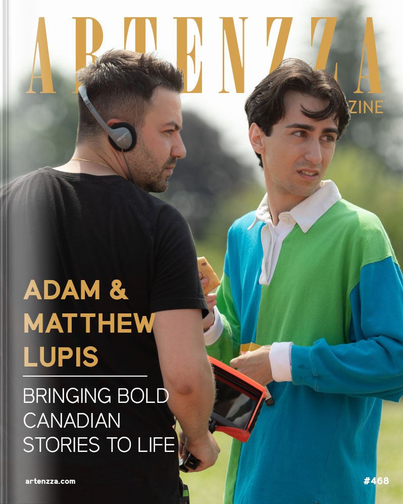 Adam Lupis and Matthew Lupis for Artenzza Magazine cover - Boost visibility for independent artists and promote music. Ideal for singers, actors, and PR professionals seeking to gain followers, self-promote, and highlight new singles, upcoming movies, new books, and Spotify playlist features