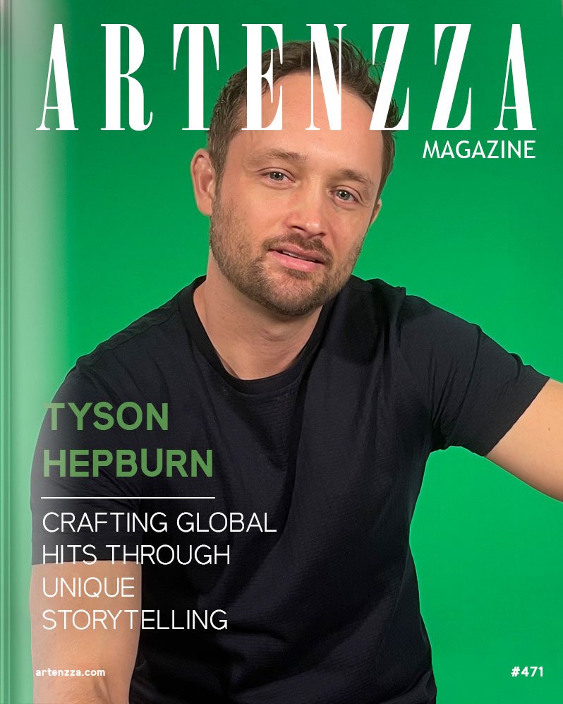 Cover of Artenzza online magazine featuring the renowned TV producer and co-creator of global hit docuseries like ‘Rust Valley Restorers’ and ‘Pets & Pickers.’ Highlighting his impact on international TV with successful projects on Netflix, History Canada, and more.