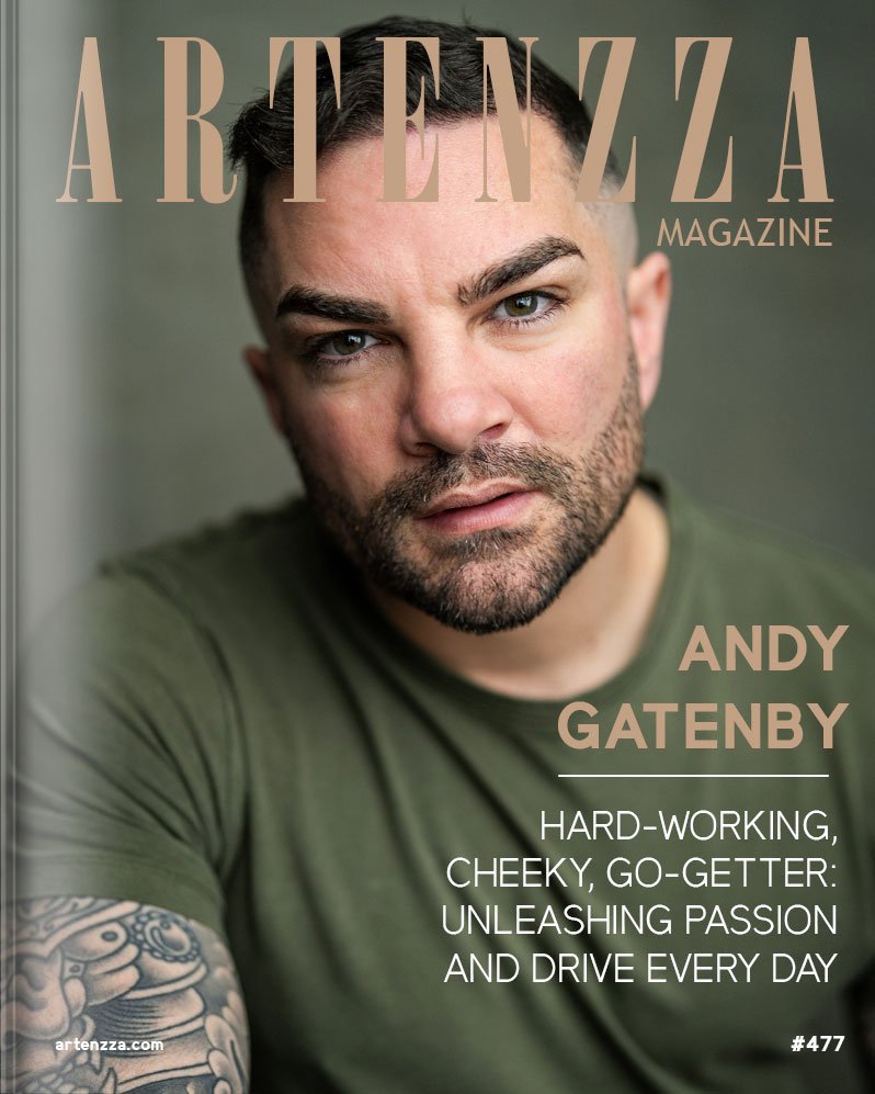 Andy Gatenby on Artenzza Magazine cover – from unbeaten professional boxer to acclaimed screen actor, featuring exclusive interview on his transition to acting