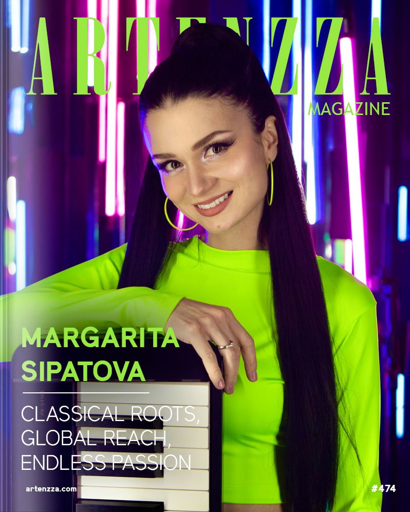 Magazine cover featuring a popular pianist and blogger with 2M+ followers Margarita sipatova