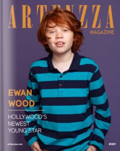 Fast-rising British-born Canadian actor featured on Artenzza magazine cover