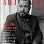 London-based actor and voiceover artist featured on Artenzza magazine cover