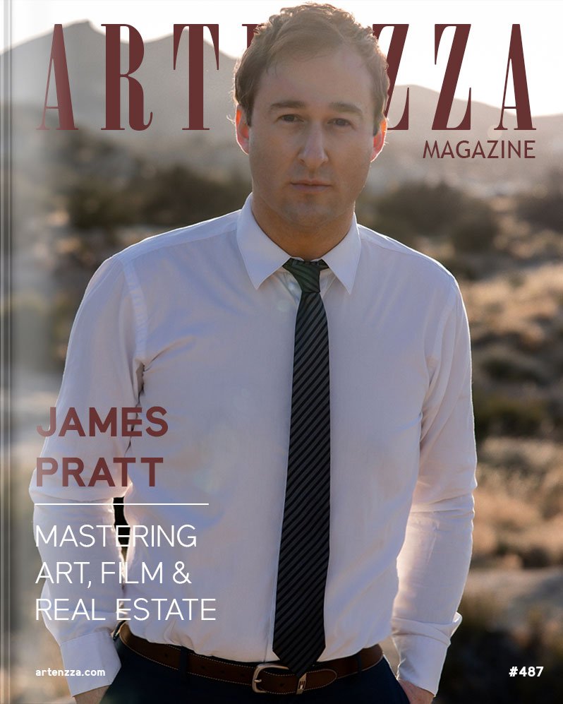 Magazine cover featuring an award-winning actor and director recognized for achievements in film and real estate