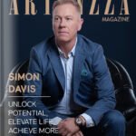 Exclusive Artenzza Magazine Cover featuring Simon Davis – Former Pro Snowboarder, Pilot, Entrepreneur, and Elite Aligned Coaching Founder.