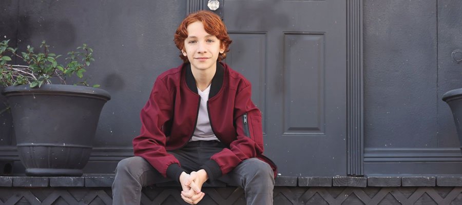 Kayden Koshelev on the cover of Artenzza Magazine – young actor from HBO Max's Search Party and Disney's Firebuds, passionate about musical theatre, drama, and comedy