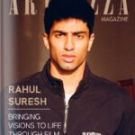 Alt Text: Rahul Suresh on Artenzza Magazine cover – Filmmaker and creative director spotlight interview