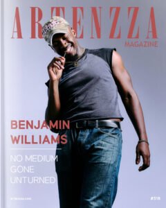 Benjamin Williams on Artenzza magazine cover – Toronto and London-based dancer, choreographer and filmmaker empowering the creative arts industry