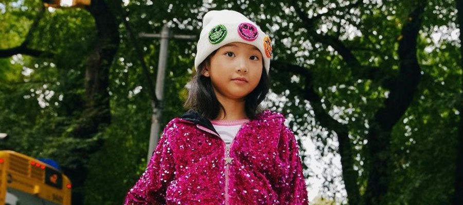Capri Wang on Artenzza magazine cover – Chinese American child model, actress, and influencer featured for her rising career in fashion and film.