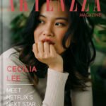 Cecilia Lee on Artenzza magazine cover promoting Fear Street: Prom Queen on Netflix, rising Canadian actress and filmmaker.