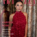Rising actress and content creator Karissa Rose featured on Artenzza magazine cover, empowering independent artists worldwide