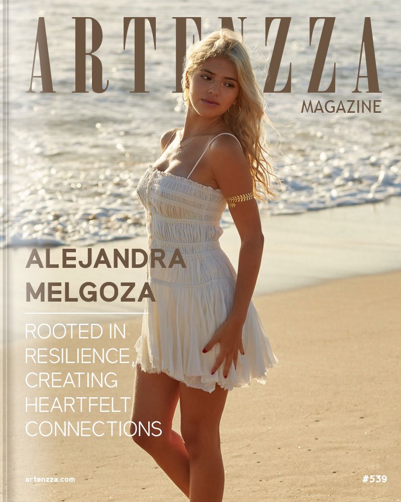 Independent actress featured on Artenzza Magazine cover — celebrating resilience, culture, and heartfelt artistry in film and acting
