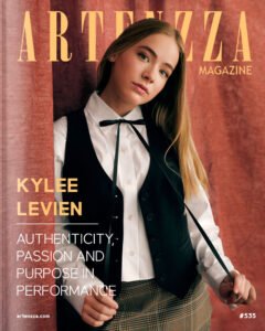 Award-winning actress featured on Artenzza magazine cover – exclusive interview with independent artist Kylee Levien