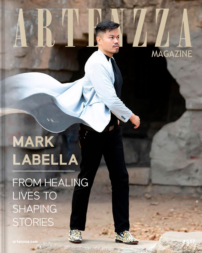 Mark Labella featured on Artenzza magazine cover – Filipino actor, Netflix star of Hello Love Again, award-winning screenwriter and producer in exclusive interview