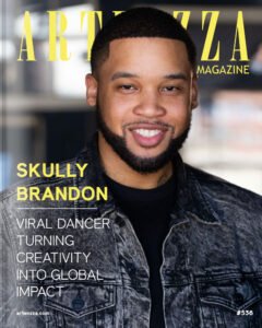 Viral dancer and online personality featured on Artenzza magazine cover