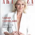 Canadian actress Sarah Cleveland on Artenzza magazine cover promoting Lifetime movie The Girl Who Survived