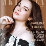 Award-winning Toronto actress and singer Paulina Luciani featured on Artenzza Magazine cover — promoting independent artists, film, and theatre talent worldwide.