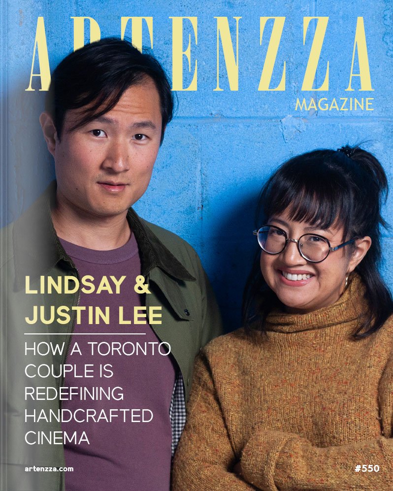 Gazelle Automations founders Lindsay and Justin Lee on the cover of Artenzza Magazine, celebrating award-winning Canadian filmmakers in puppetry, animation, and children’s media