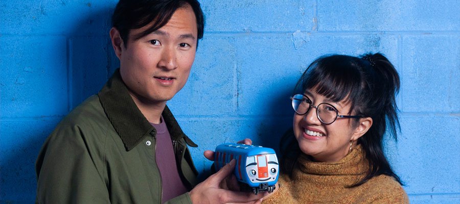 Gazelle Automations founders Lindsay and Justin Lee on the cover of Artenzza Magazine, celebrating award-winning Canadian filmmakers in puppetry, animation, and children’s media