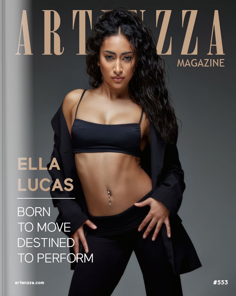 Magazine cover featuring rising dancer and actress showcasing artistic talent and creative performance career for independent artist interview