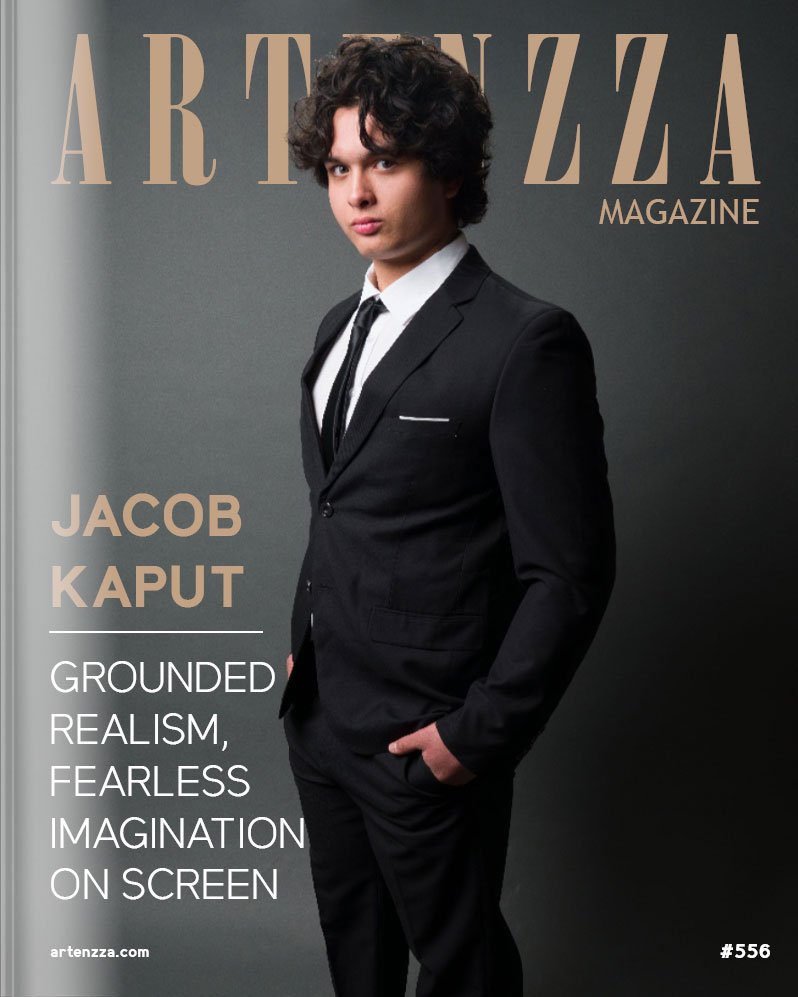 Jacob Kaput emerging actor and screenwriter featured on Artenzza magazine cover interview