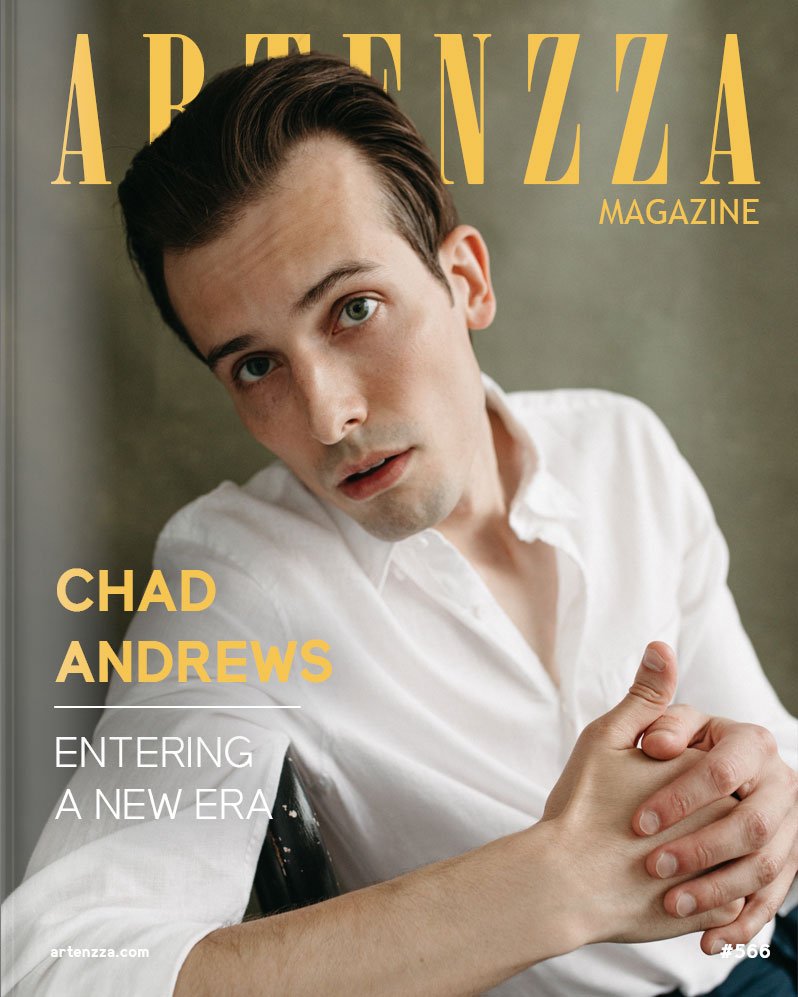 Chad Andrews magazine cover interview – rising actor and filmmaker, The Butchers director, Sherman Oaks Film Festival award winner featured on Artenzza