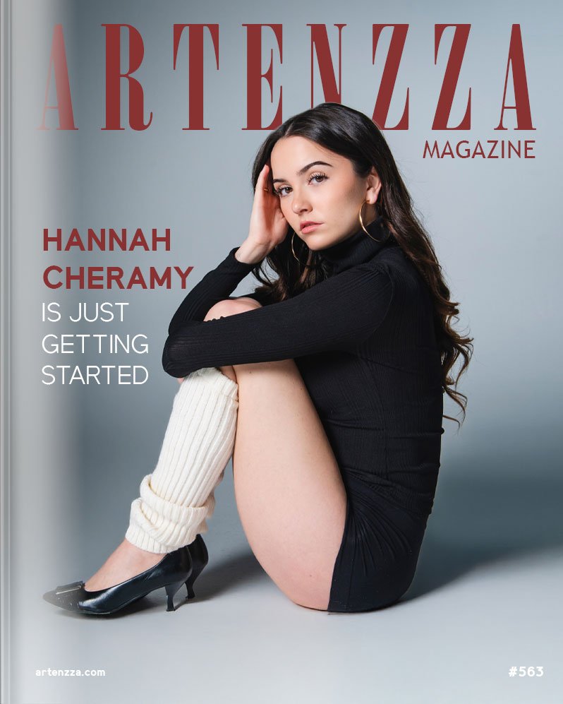 Hannah Cheramy featured on Artenzza magazine cover, rising actor known for FROM MGM+ series, Saturn Award nominee and breakout star of The Hollow Child