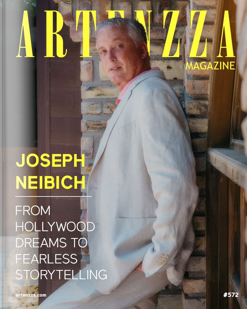 Joseph Hollywood actor, comedian, filmmaker and Ocean Front Property director featured on Artenzza magazine cover