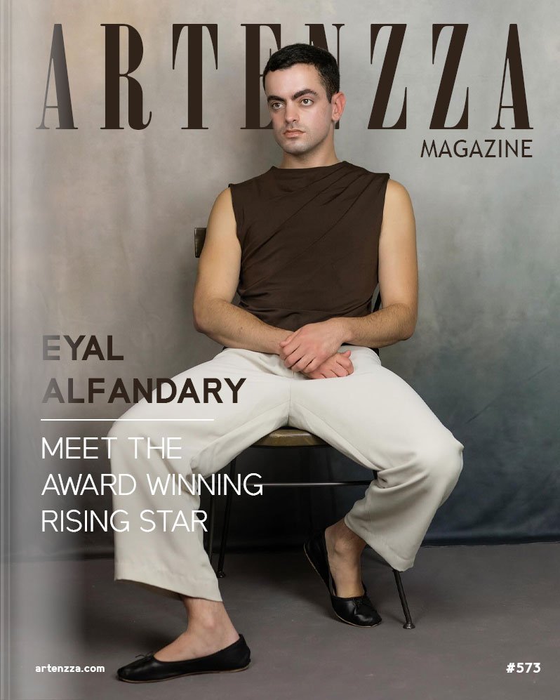 Eyal Alfandary magazine cover interview on Artenzza featuring the award-winning Los Angeles actor known for powerful television and film performances