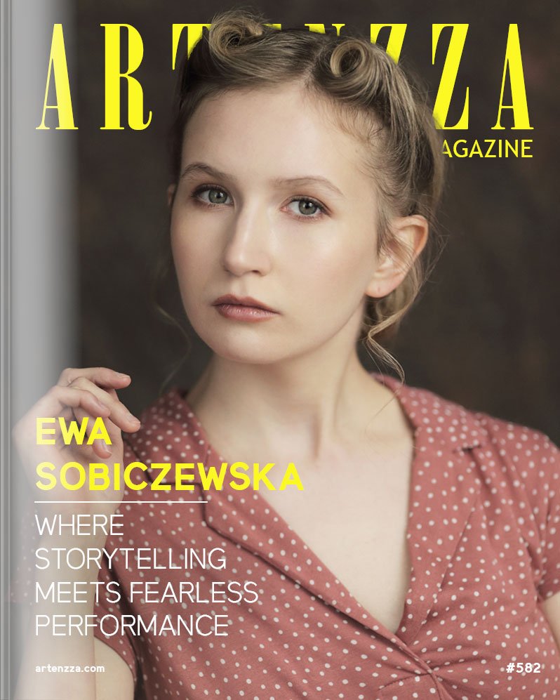 Ewa Sobiczewska Polish actress, writer and producer magazine cover