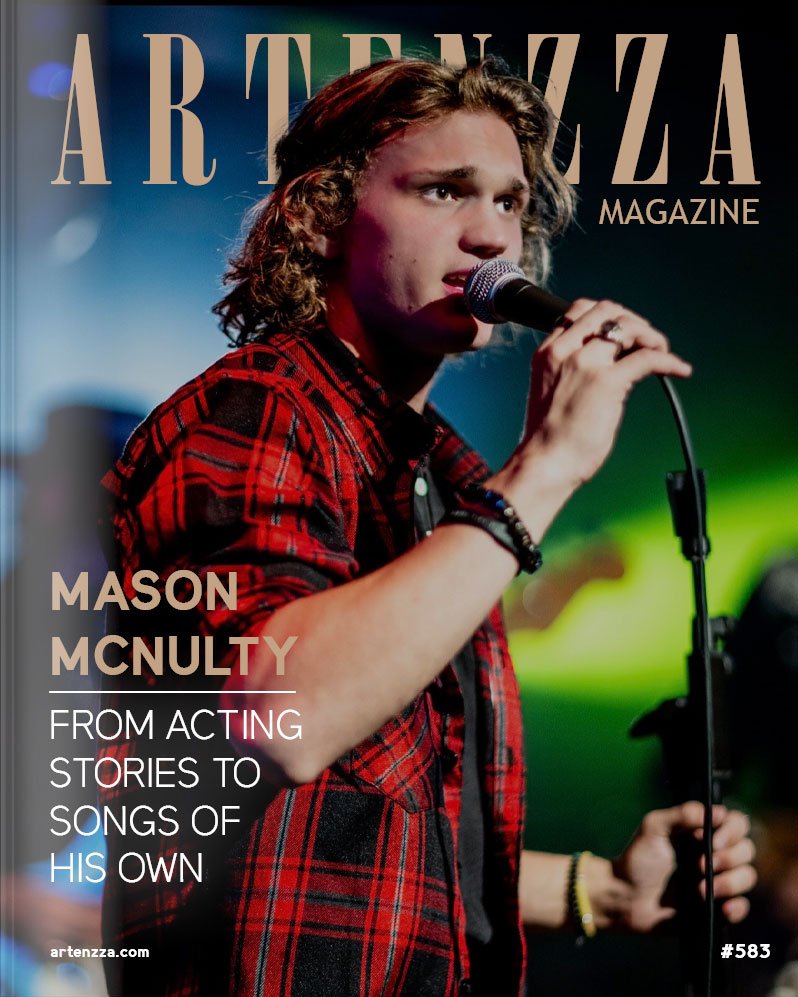 Mason McNulty actor and singer featured on Artenzza magazine cover